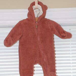 Carter's Newborn Bunting Bear in Rust/Deep Orange